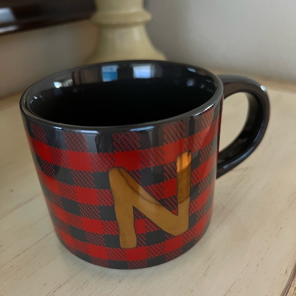 NWT “N” Stoneware Monogram Mug by Threshold - Picture 2 of 4